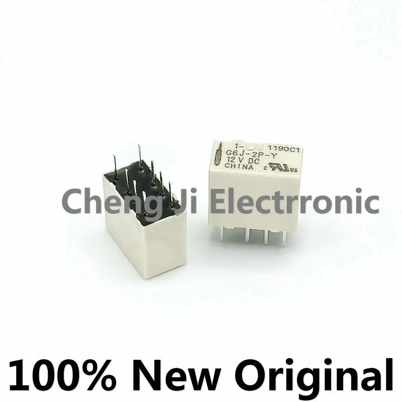 

10PCS/LOT G6J-2P-Y-5VDC、G6J-2P-Y-12VDC、G6J-2P-Y-24VDC、DIP8 New original signal relay