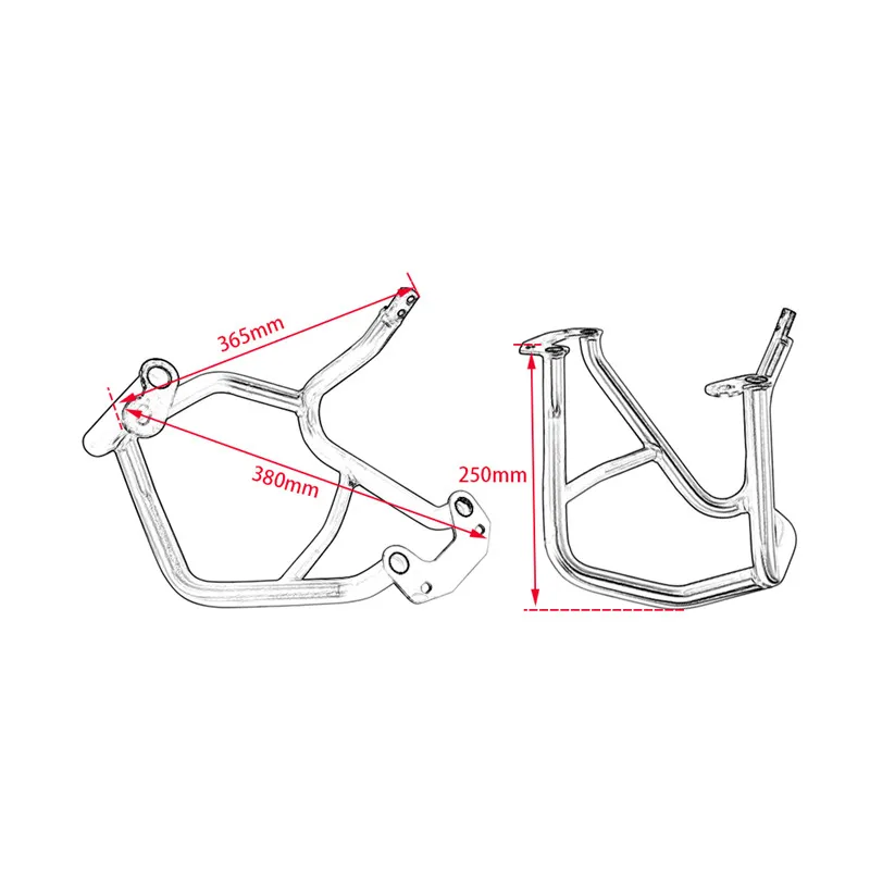 Steel Engine Highway Guard Upper Crash Bar Protection For BMW R1200GS LC 2013-2016 Motorcycle Bumper