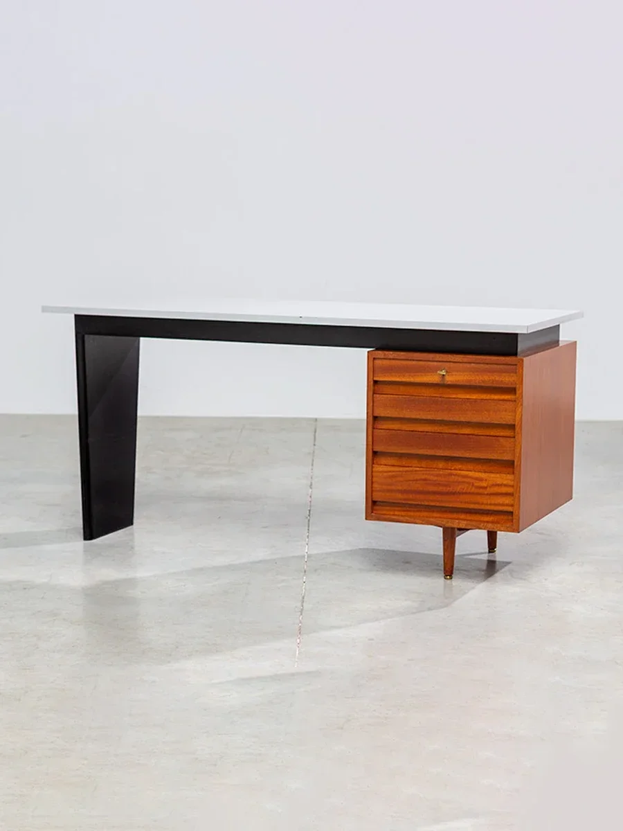 

Ретро-письменный стол в средневековом стиле, скандинавский современный минималистичный компьютерный стол в стиле ваби-саби.