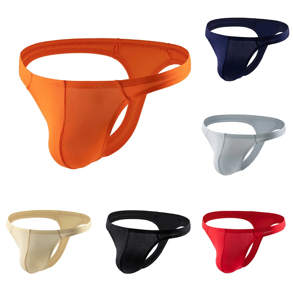 

Men‘s Sexy T-Back Sheer Briefs Thongs Erotic G Strings Low Rise Underwear Gay Sissy Pouch Lingerie Quick Dry Underpants Trunks