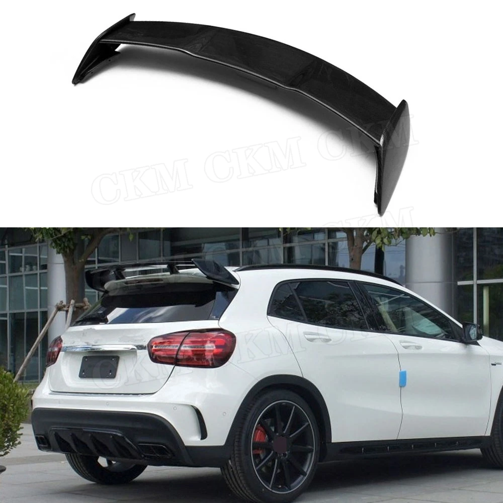 

Carbon Fiber Rear Spoiler Racing Tail Roof Wings For Mercedes-Benz W176 A180 A200 A260 A45 AMG Hatchback 2013-2017 A Style