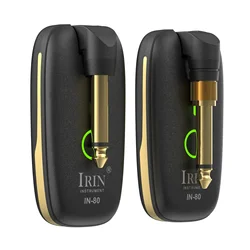 IRIN IN-80 Wireless Guitar System UHF Wireless Transmitter Receiver Electric Guitar Bass Can Be Used Continuously for 7 Hours