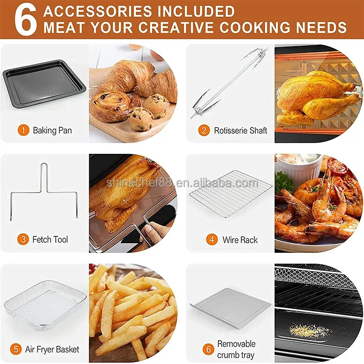 14L 20L 110-220V healthy fried air circulation fried chicken machine air fryer cooking electric air fryer oven