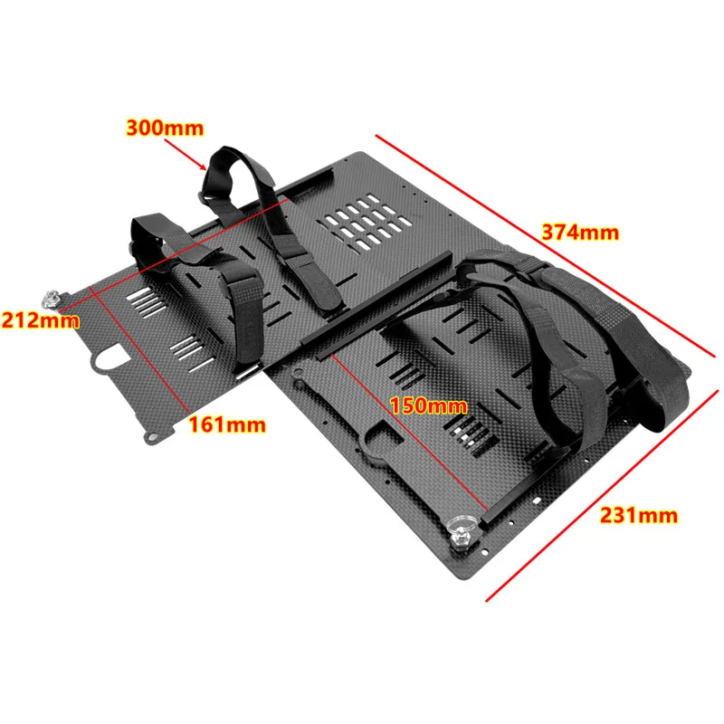 XAERO Schnellwechsel-Akkufach für 4x Tattu 6S 30000mAh 25C Landegestell-Halterung für Mapping-UAVs – Detail 16