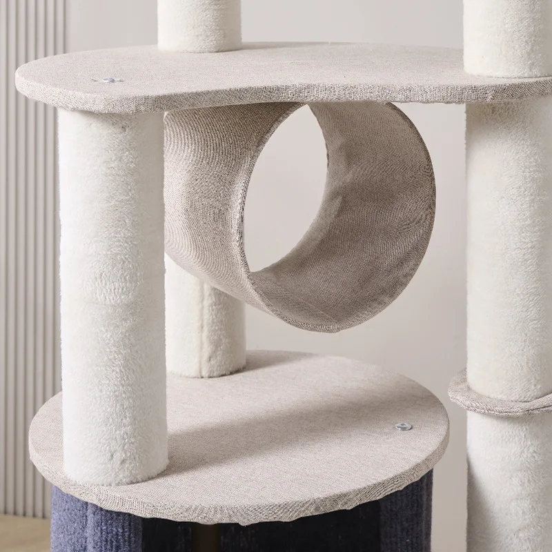 Cat climbing frame for big cats Cat climbing toy for multiple cats Suitable for bold sisal wear-resistant scratching column Cat