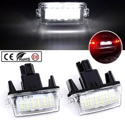 2x Fits For Toyota Yaris/Vitz Camry Corolla Prius C Ractis Verso S SMD Canbus Led License Plate Lights Auto Tag Lamp 81270-0D120