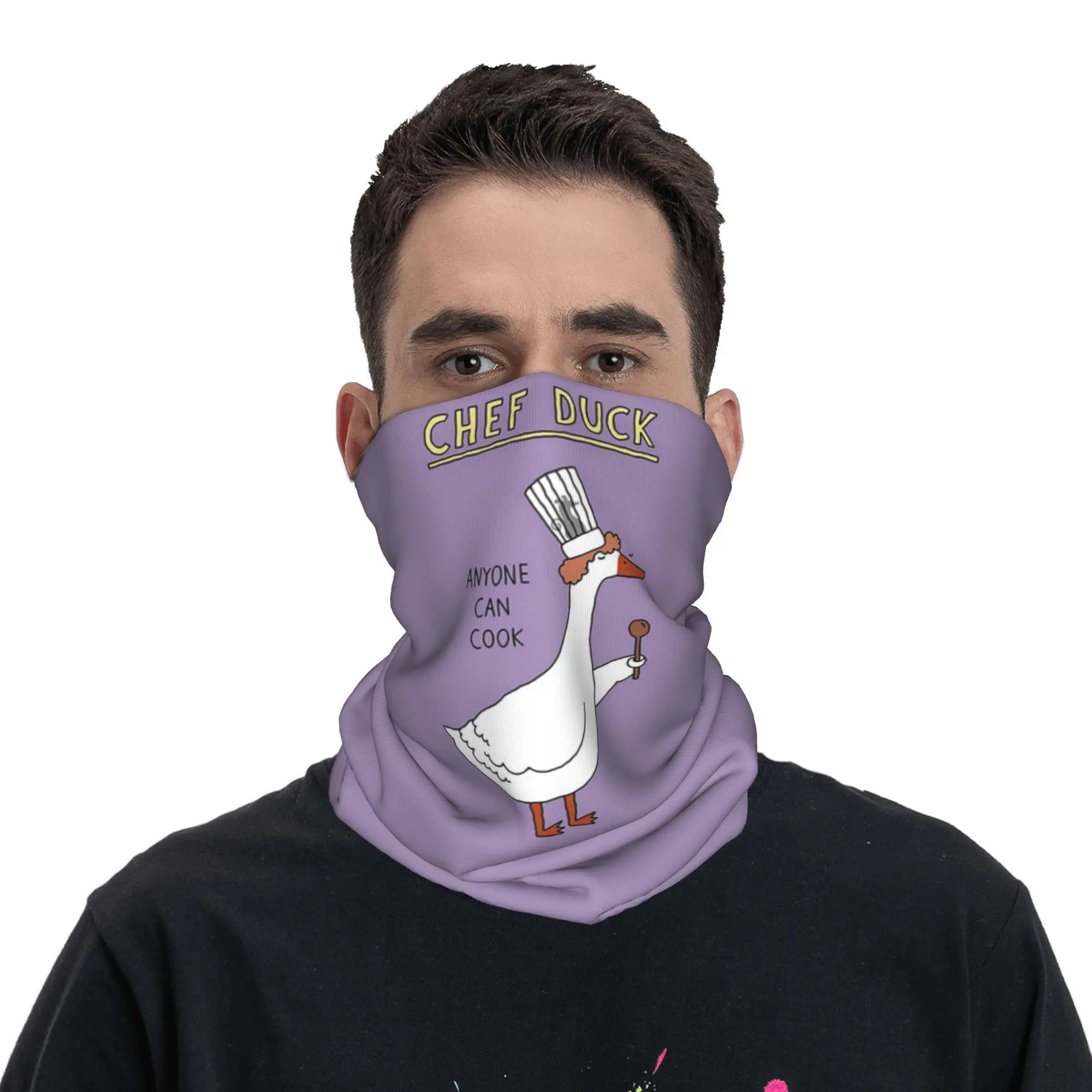 وشاح ملفوف مطبوع برقبة باندانا من Boss Duck، وشاح متعدد الوظائف لركوب الدراجات، للرياضات الخارجية للجنسين والكبار، قابل للغسل #2