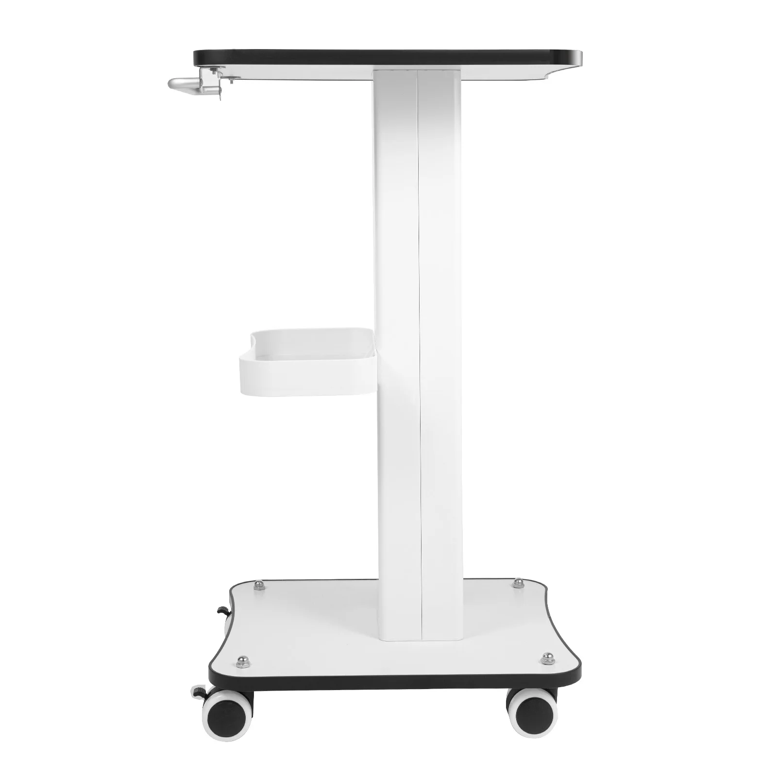 Salon Trolly Service Cart Beauty Wheelcart Barber Store Roller Stand with Handle for Spa Salons Instruments Storage