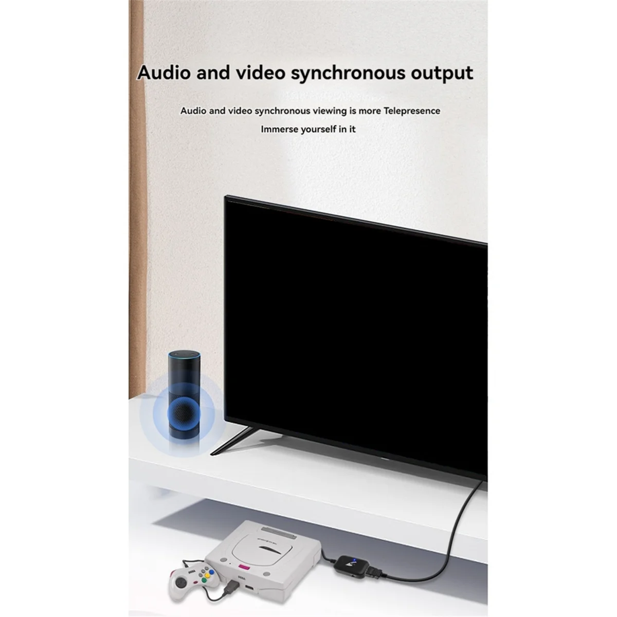 لكابل محول Sega Saturn إلى HDMI HDTV Monitor_QWE