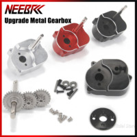 Upgrade Metal Gearbox Adapter Plate Gear Box Set for 1/12 RC Car MN82 MN99S MN168 MN78 MN98 LC79 280 370 Motor Cover Toy Part