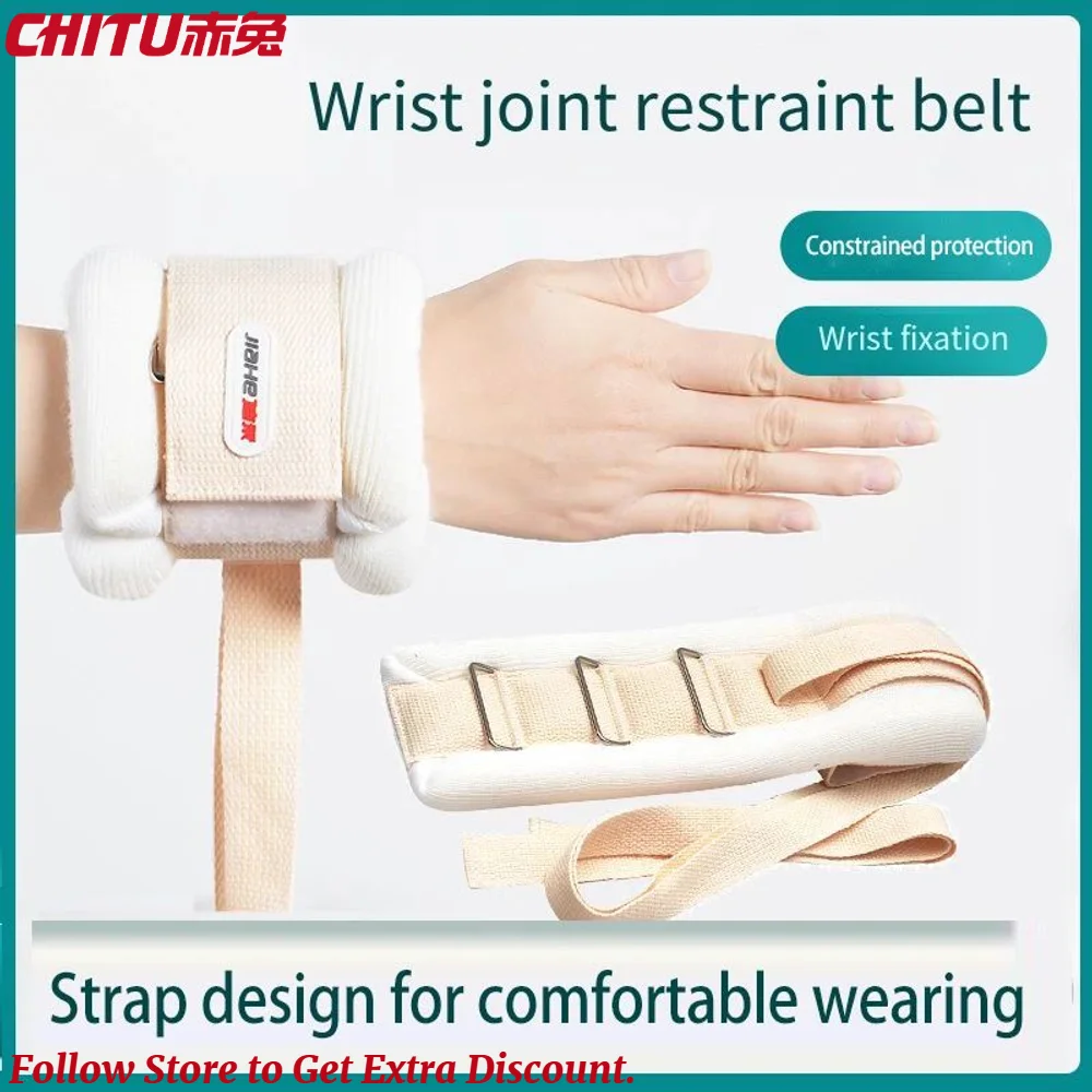 Bed Restraints for Elderly Hand Restraints Belts for Wrists Ankles Dementia Patients Arm Leg Restraints Medical Bed Safety Assis