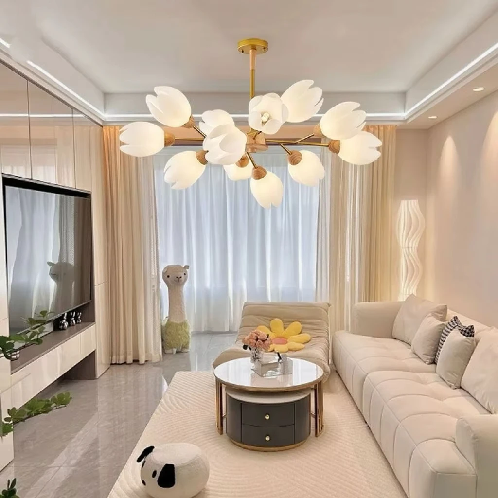 مصمم ضوء غرفة المعيشة الفاخرة الثريا غرفة الطعام غرفة النوم الرئيسية مصباح السقف المنزلي كاملة الراقية سيم الغلاف الجوي #4