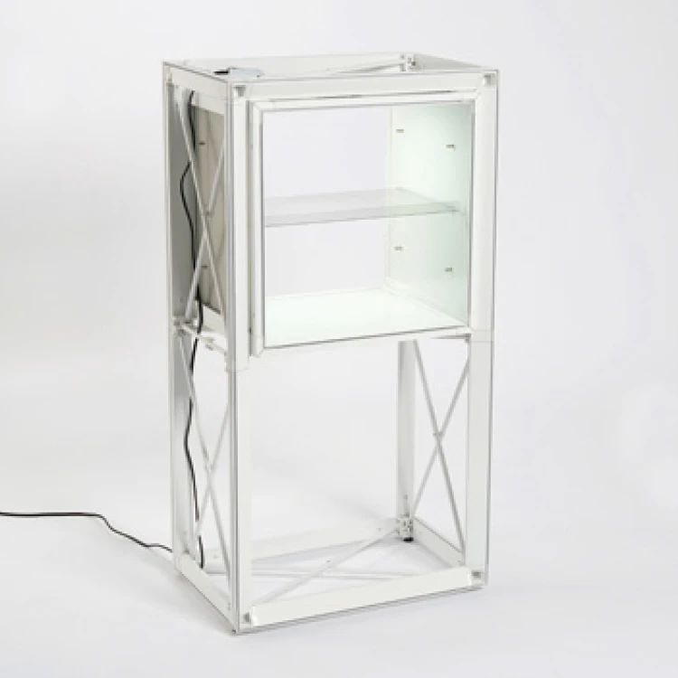 Portable and Reusable Inner Showcase With Cabinet for Trade Show Exhibition Booth