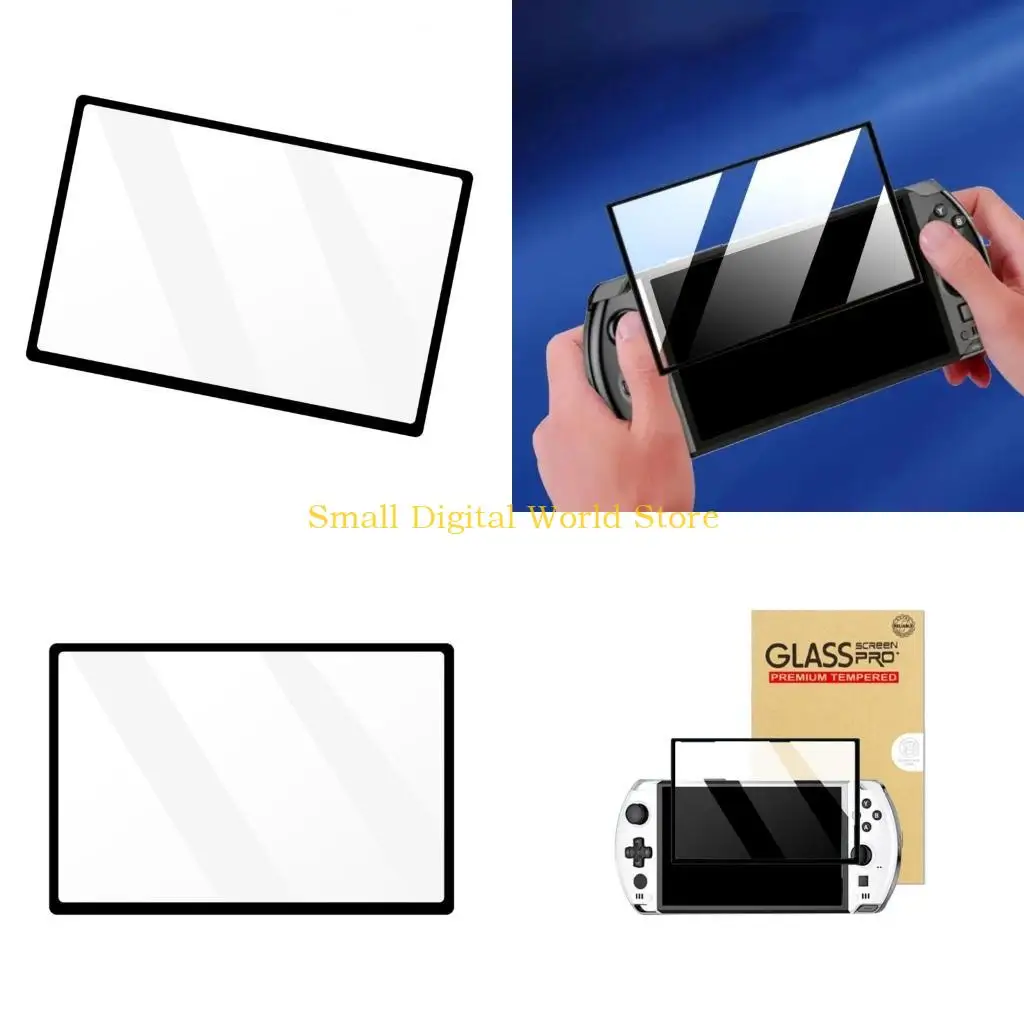 77UB Scratch Resistant 9H Tempered Glass Shield Film for Win 4 Handheld Gaming Device Featuring Smooth Touching Experience