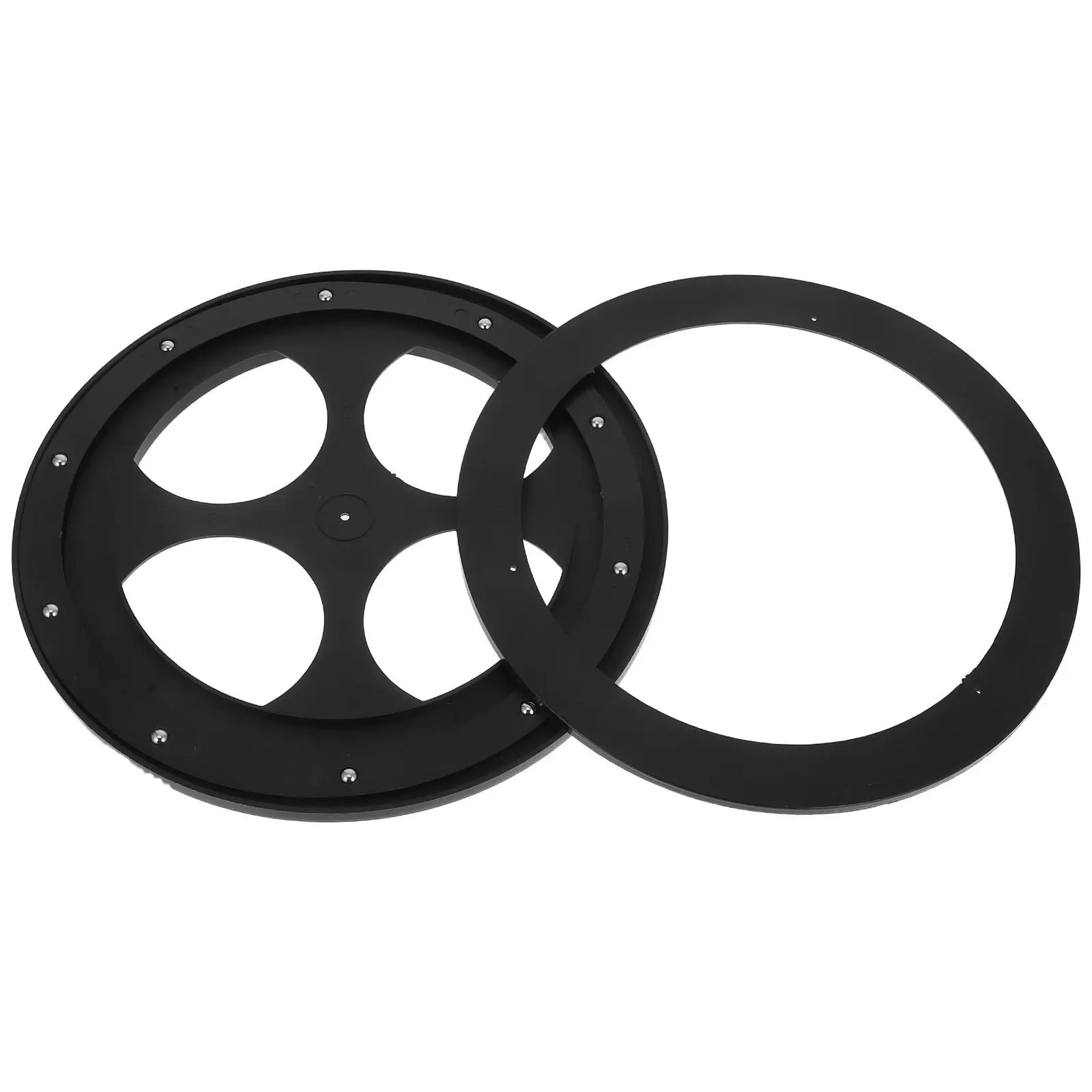 Rotating Display Stand Cake Spinner Smooth Turntable Base for Retail Showcase and Product Photography