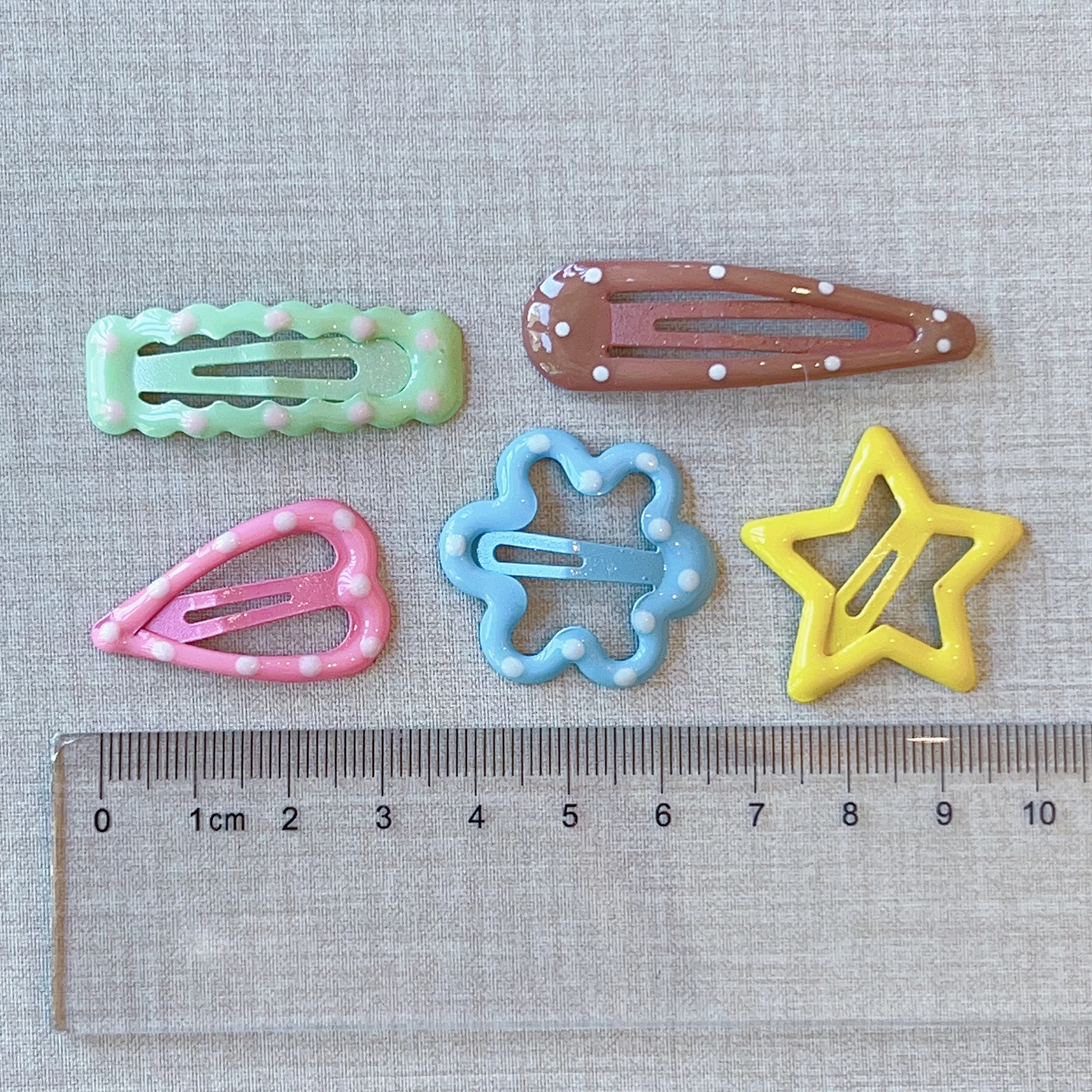 30pcs/bag Cute Hollow Star BB Hair Clips For Women Girls Macaron Candy Color Metal Snap Hair Barrettes Children Hair Accessories