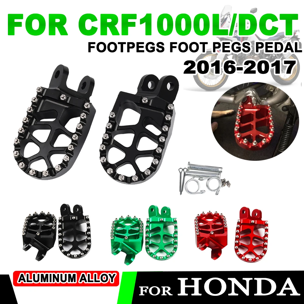 

For Honda Africa Twin CRF1000L CRF1000 CRF 1000 L 1000L DCT 2016 2017 Motorcycle Accessories FootRest Footpegs Foot Pegs Pedals
