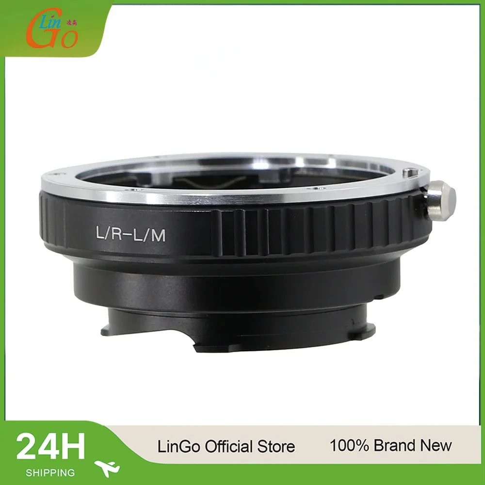 LinGo L/R-L/M Lens Mount Adapter Ring For Leica R Lens To For Leica M Mount Camera