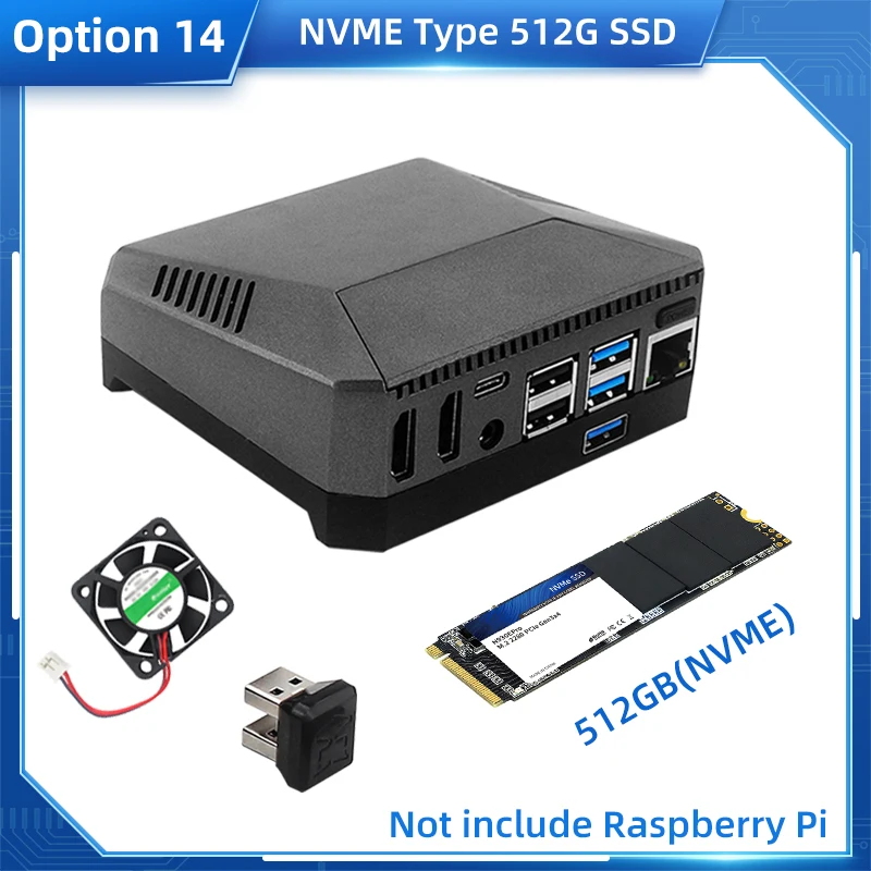 Argon ONE M.2 ケース Raspberry Pi 4 モデル B M.2 SATA SSD から USB