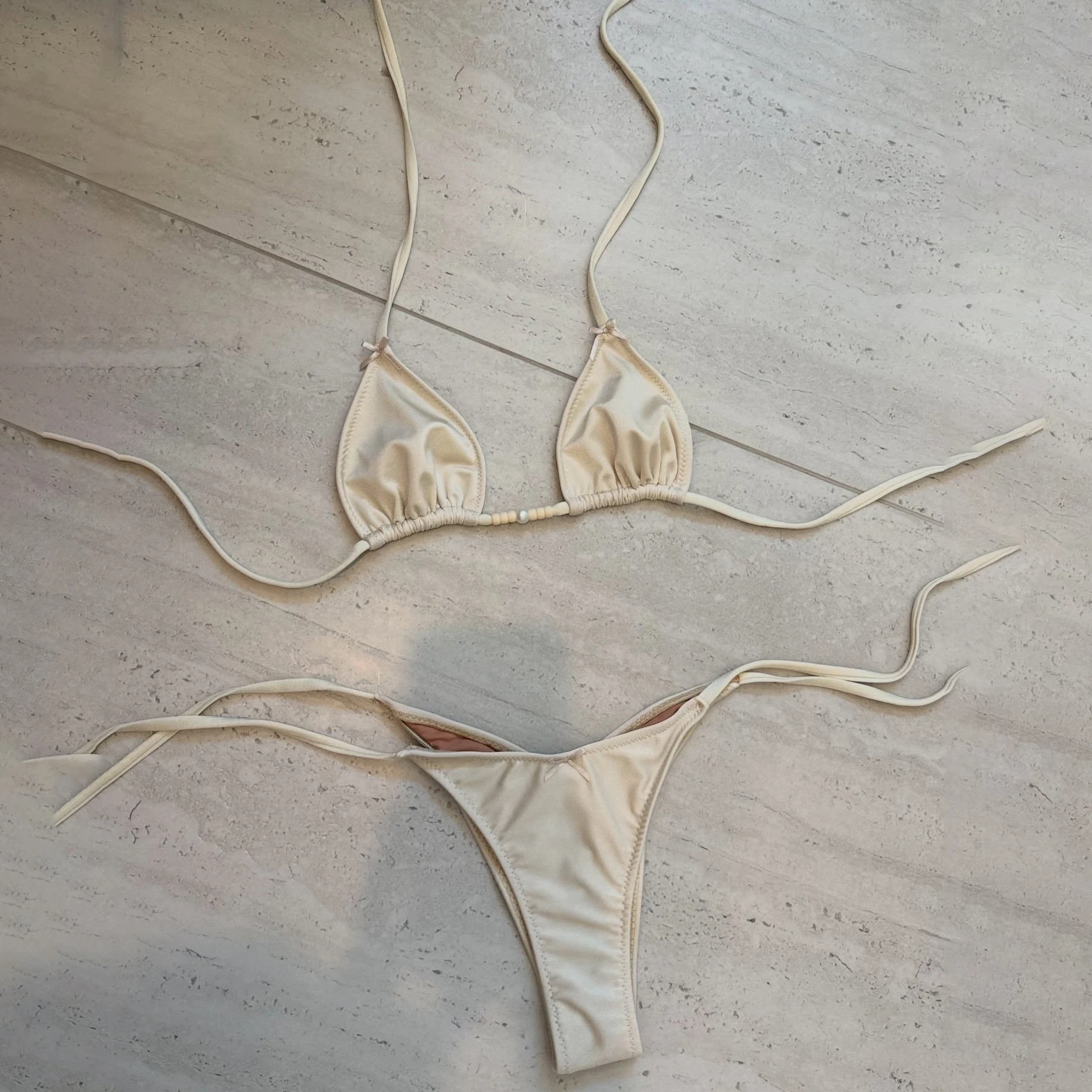 Micro Bikini 2026 New Swimwear Women Swimsuit Sexy Brazilian Biquini Shiny Solid Swim Suit Beachwear Push Up Bathing Suit Female