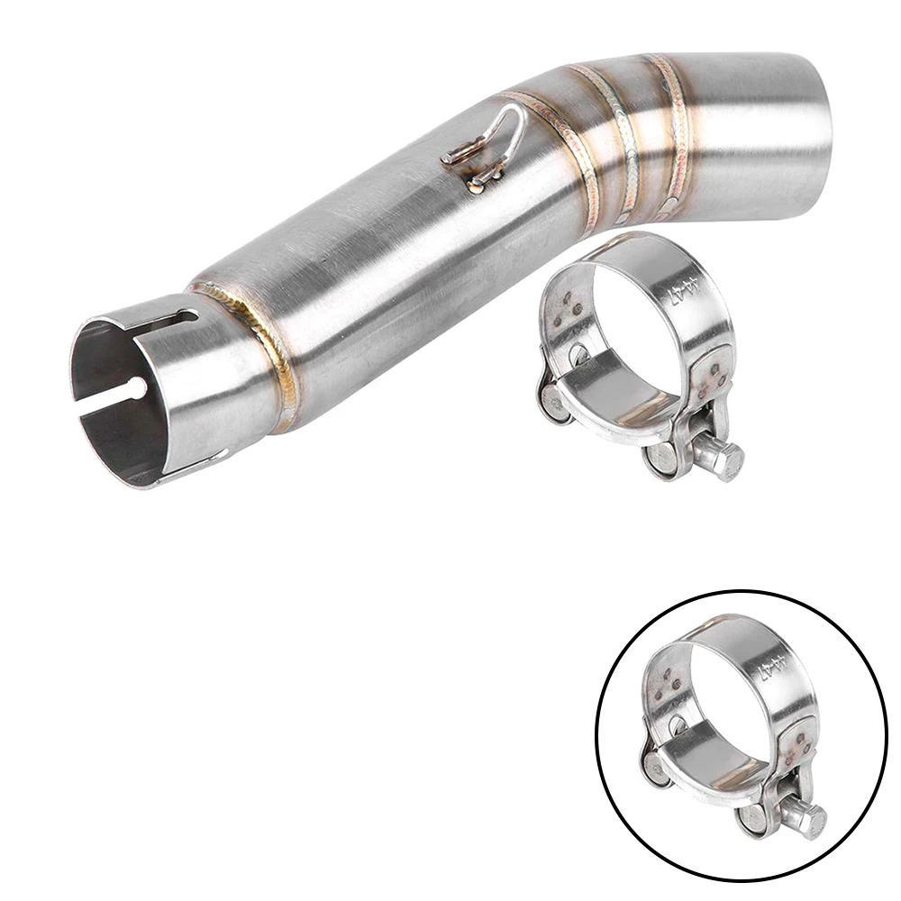 alone Hot Sale Very Durable Motorcycle 51mm 2" Muffler Exhaust Link Pipe for Honda CBR500R CB500X CBR400R CB400X 2013-5