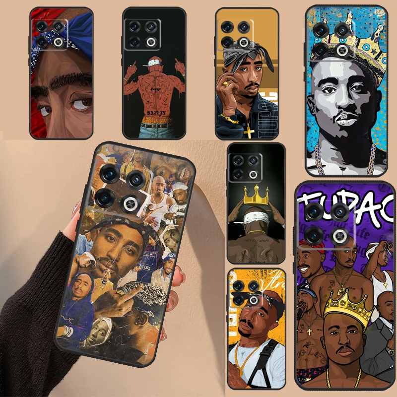 Rapper T-Tupac Shakur Cover For OnePlus Nord 3 2T N10 N20 N30 CE 3 2 Lite OnePlus 11 10 9 Pro 8T 9R 10R 10T Case