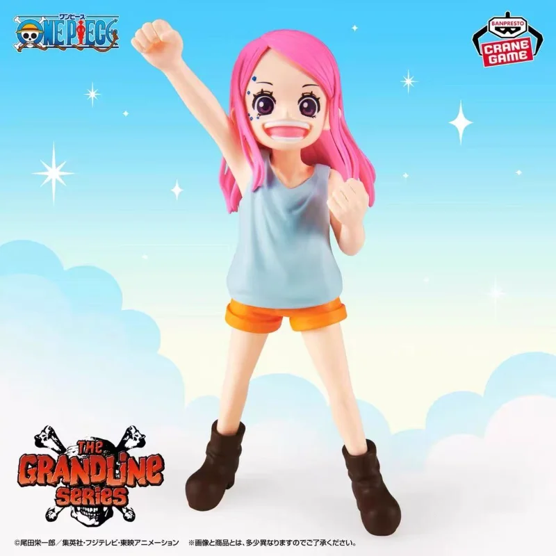 BANDAI Original ONE PIECE DXF Jewelry Bonney CHILDEND Ver. THE GRAND LINE Series Character Action Model Desktop Decoration
