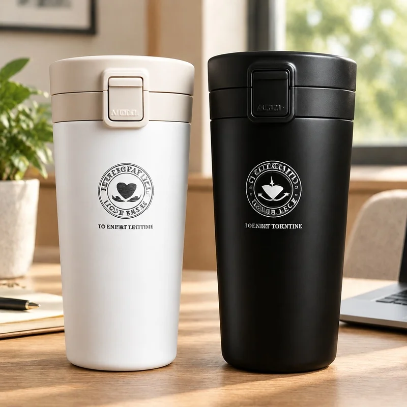 Double-Walled Stainless Steel Thermal Mug 380/510ML Insulated Vacuum Flask for Outdoor Activities Maintains Temperature