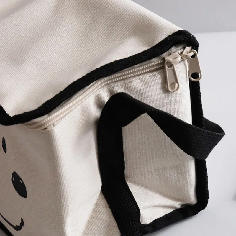 MINISO Snoopy borsa isolante per Picnic all\'aperto borsa isolante refrigerata portatile di grande capacità borsa di tela per il tempo libero di moda