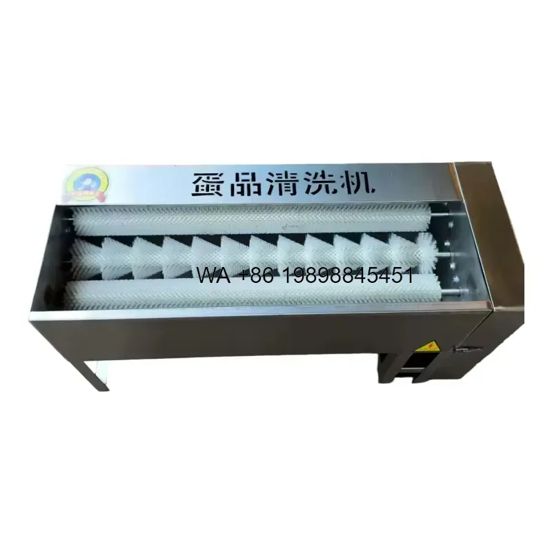 Wmwmnu Fully Automatic Commercial Compact Egg Washer Egg Cleaning Stainless Steel Egg Washer