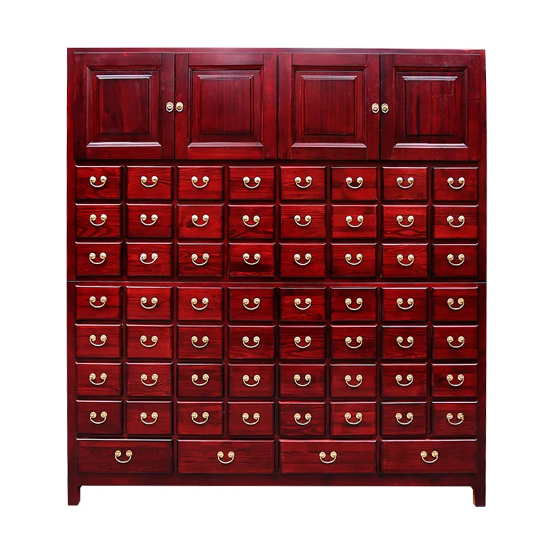 Traditional Chinese Medicine Cabinet Solid Wood Traditional Chinese Medicine Cabinet E****mical Chinese Herbal Medicine Counter