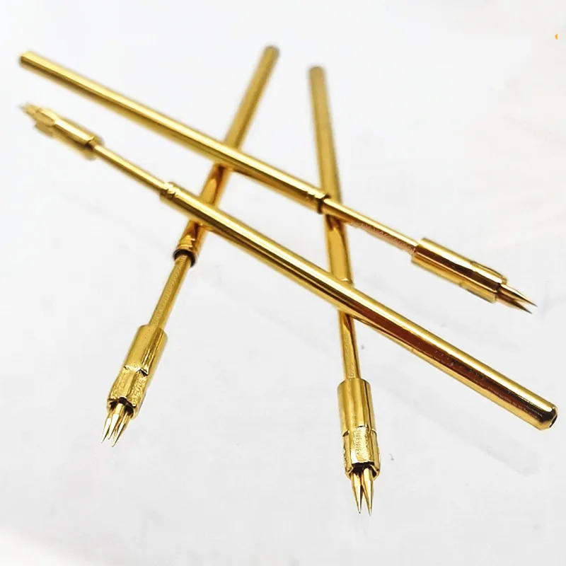 100PCS INGUN Probe GKS100 293 160 A2000/A3000 Three Claw Spring Test Pin Outer Diameter 1.36mm Length 40.35mm For ICT Testing