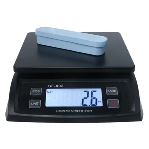 Digitaler Versandbilanz, 66 lb / 0,1 Unzen (30 kg / 1 g), Postbetrag mit direkter Versandunterstützung 10 Hauptverkäufe 30 kg digitale Skala - №5