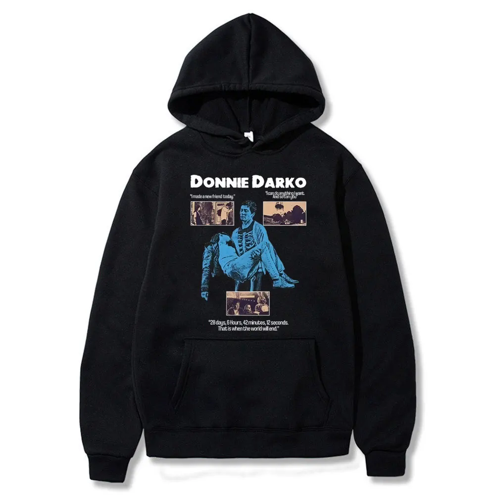 

Limited Movie Donnie Darko Hoodie Men Women Casual Fleece Cotton Vintage Sweatshirt Male Hip Hop Oversized Pullover Streetwear