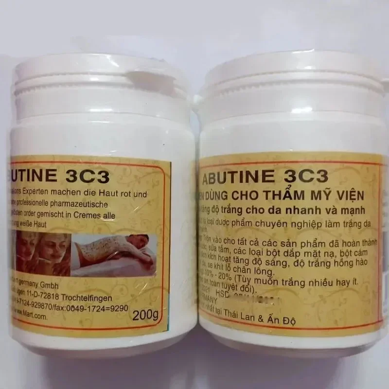 

Abutine 3c3 Whitening Body 200g Reduce Dark Skin Blemishes, Moisturize, Brighten And Smooth Skin Whiter