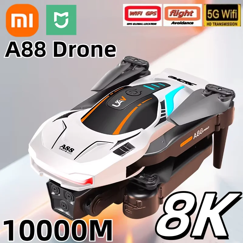 Xiaomi A88 Drone 5G 8K Profesional GPS HD Dual Camera Aerial Photography 360 Obstacle Avoidance Flow Position Quadcopter New Hot