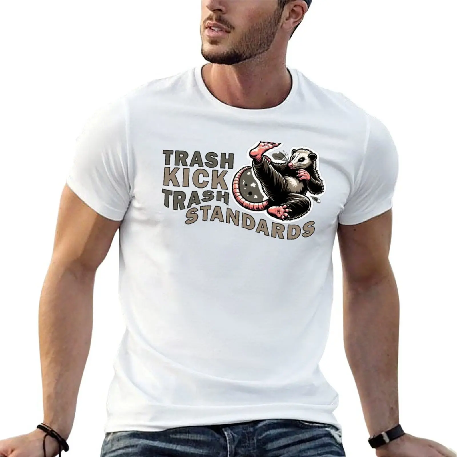 Trash Kick Trash Standards T-Shirt shirts graphic aesthetic clothes shirts graphic tee men