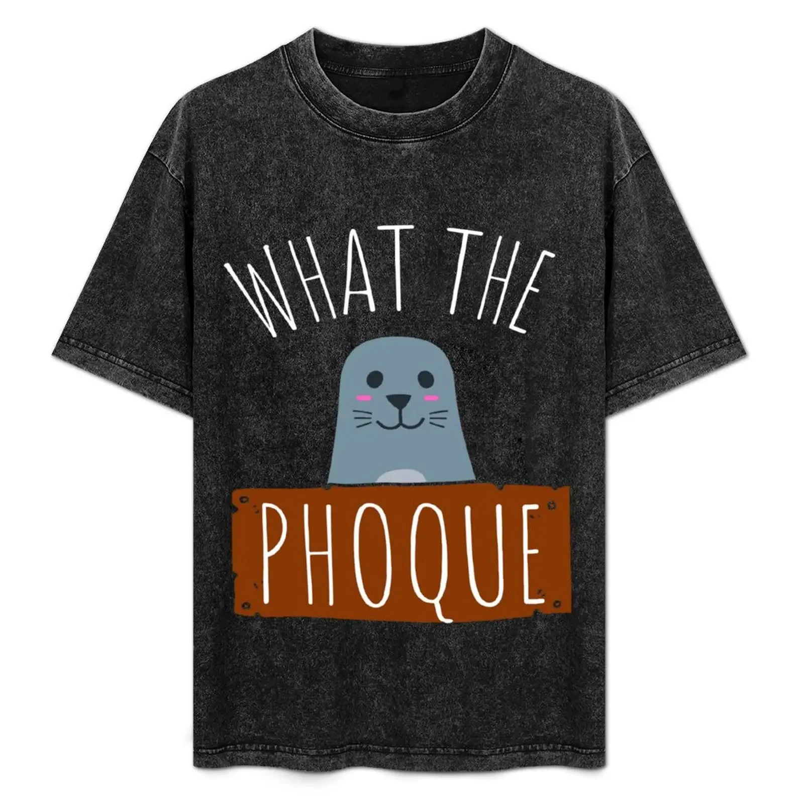 

t shirt what the seal humor gift T-Shirt kawaii clothes shirts graphic tee mens big and tall t shirts
