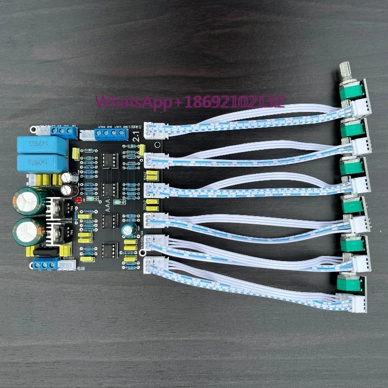 Tone Board Tuning Board Preamp Board 2.1 Three-channel NE5532 JRC4558 OPA2604