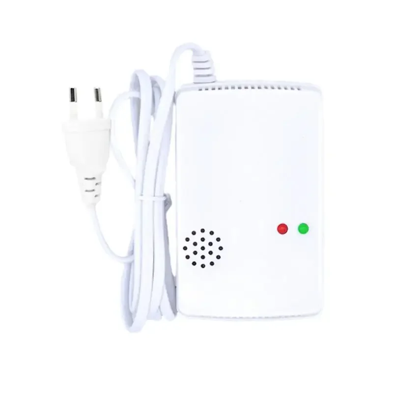 Independent Carbon Monoxide Detector, Gas Detector,Gas Alarm Sensor Methane Propane ,Gas leak Detector ,EU Plug LCD Security