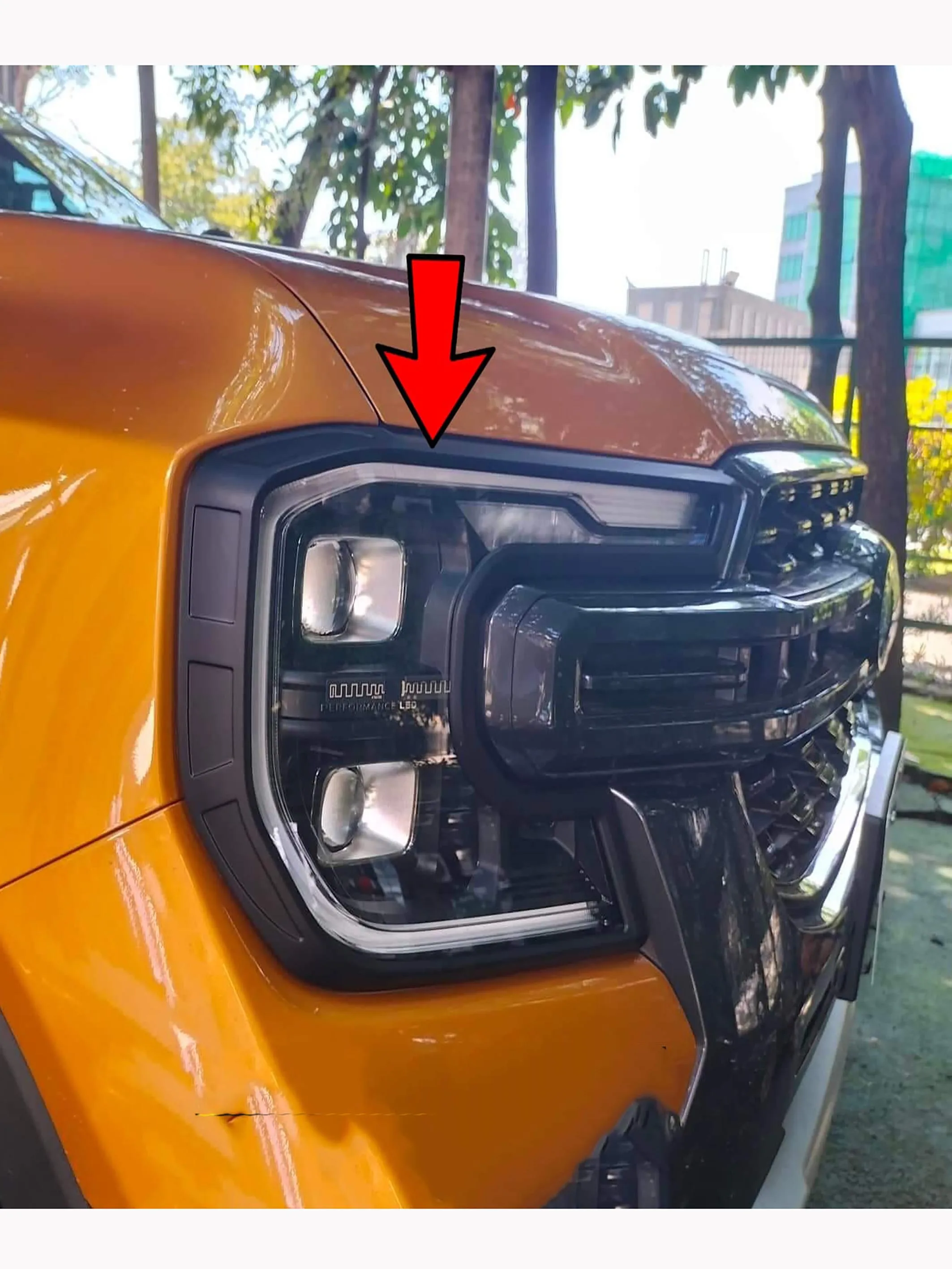 Headlights Head Lights Cover For Ford Ranger Raptor 2023 2024 Next Gen Accessories Car Styling