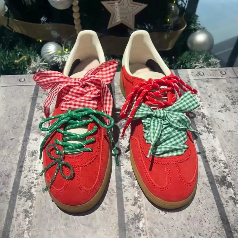 Checkered Ribbon Shoelaces Casual Sports Shoes Laces Trendy Lattice Shoe Laces Colorful Shoes Decoration Make Shoes Different - Image 6