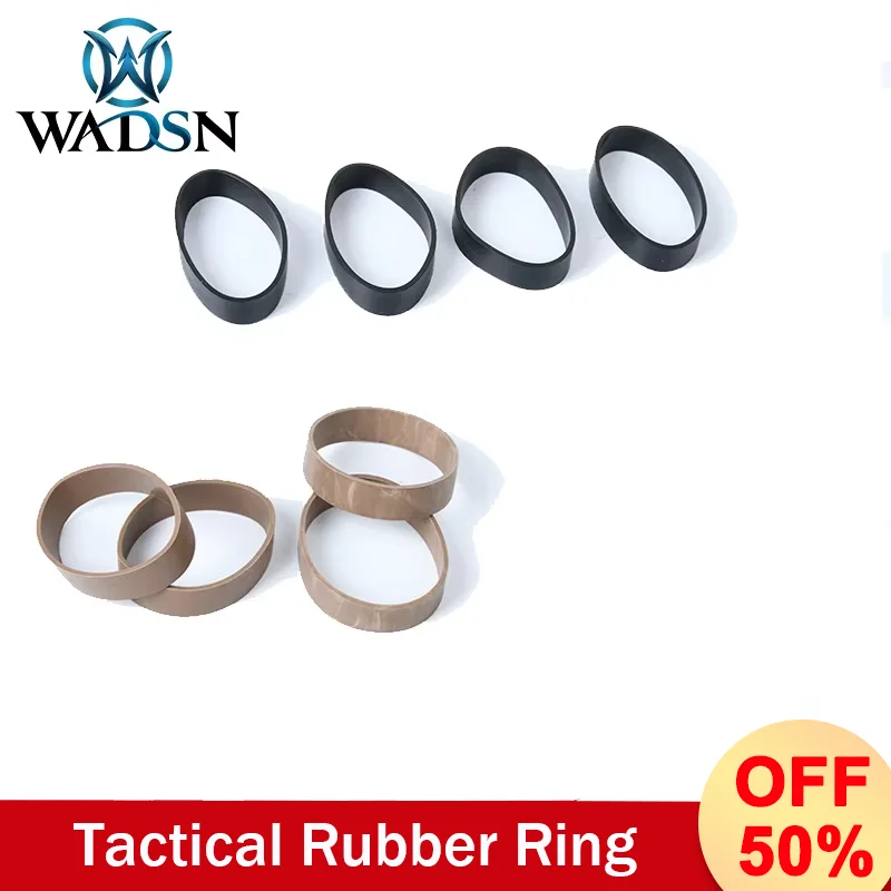 WADSN Airsoft High Strength Elastic Rubber Ring Hunting Rilfe Band For DBAL A2 PEQ15 Flashlight Laser Sight 4pcs/pack