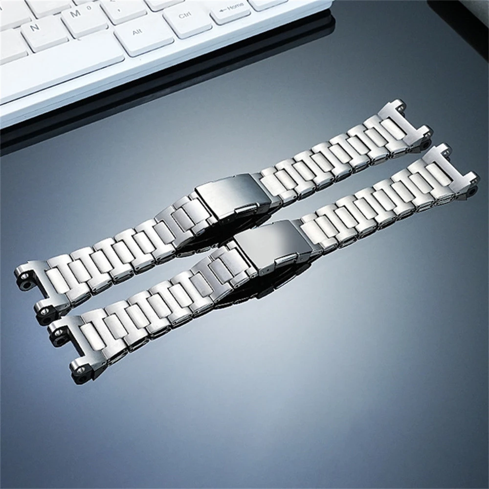 

Titanium alloy watch strap suitable for Protrek mountaineering sports watch PRX-8000T / YT / GT modified metal band accessories