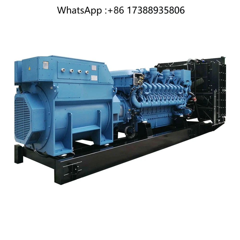1mw 2mw Gas Turbine Generator Three Phase Open Type Natural Gas Generator
