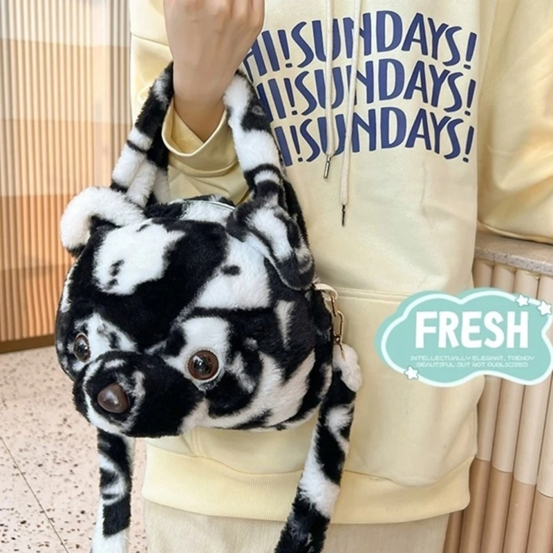 

Stylish Bear Plush Shoulder Bag Handbag Crossbody Bags Perfect for School Shopping and Casual Outings