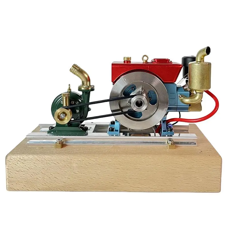 

Four-stroke internal combustion engine model miniature single-cylinder