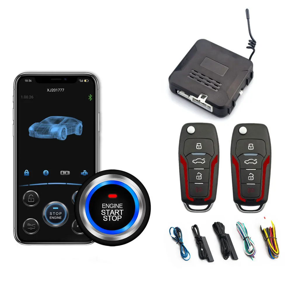

Новый мобильный телефон с Bluetooth-пультом для управления автомобилем, запуск одной кнопкой, бесключевой доступ PKE, универсальные аксессуары для модификации автомобиля.