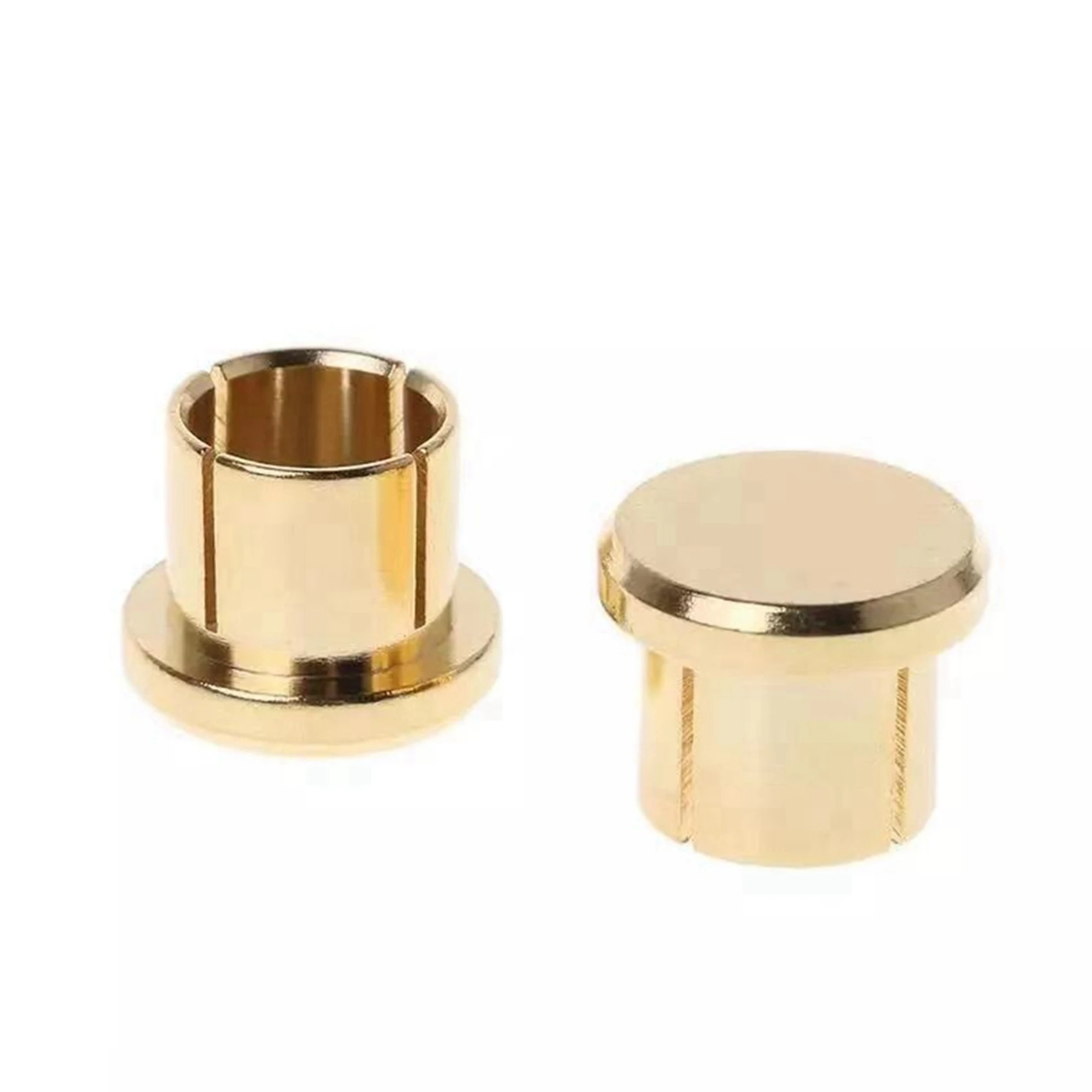 24Pcs Gold Plated Protection Cap Short Circuit Socket Phono Connector Shielding Socket Protect Cover,Gold