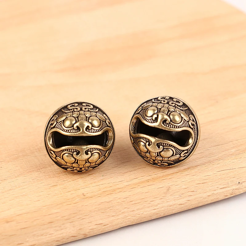 Lucky Brass Handicraft Die Casting Drop Bell Key Car Button Wind Bell Sect Bronze Bell Creative Gift
